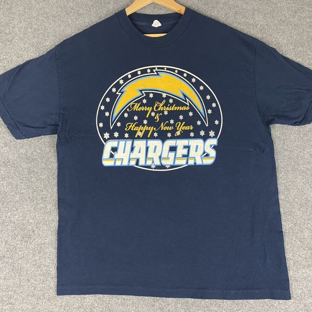 Los Angeles Chargers Shirt Mens Extra Large NBA Basketball Christmas Adult Blue